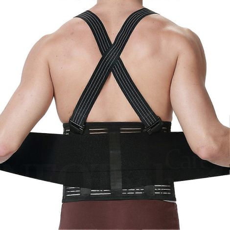 Care Ceinture lombaire, Soutien du dos compression rglable et correction posture (Noire, Taille XL) (1/5)