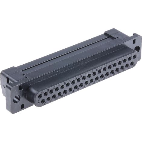 Connecteur Sub-D RS PRO 37 voies Femelle Montage sur câble Droit ( Prix pour 1 ) (1/2)