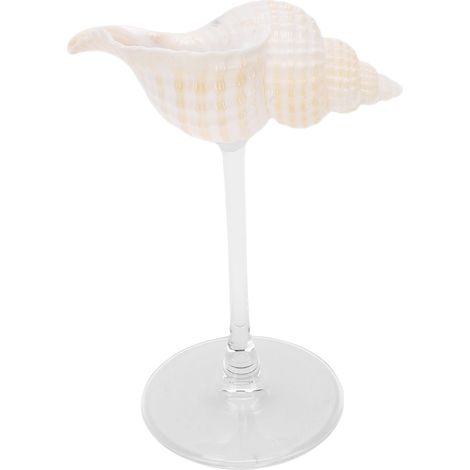Verre à vin en forme de coquille de conque, élégant, Unique, créatif, gobelet à boire, pour Cocktail, fête de mariage, Bar, Style 3 (1/5)
