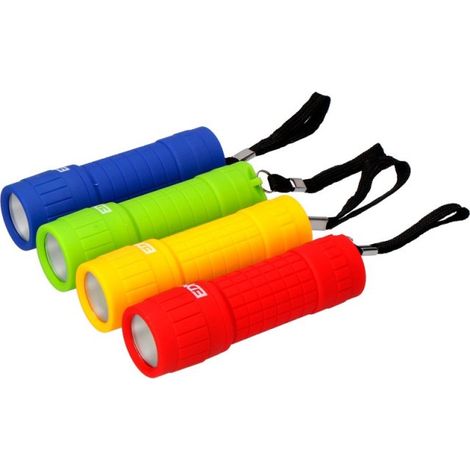 Mini linterna led cob trail grip 60 lm 0,5 w, 3xaaa incluidas, colores surtidos, ø30 x 96 mm (1/4)