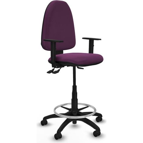 piqueras-y-crespo Aýna Taburete de oficina morado cómodo