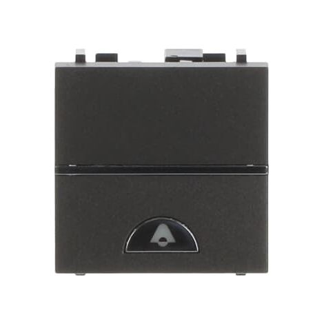 Pulsador ancho campana ANTRACITA Niessen Zenit N2204 AN