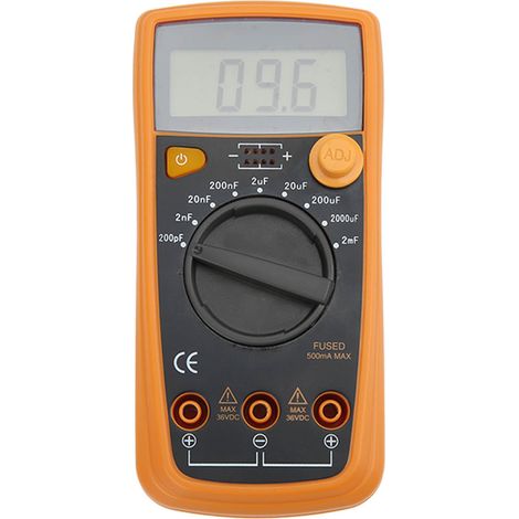 Condensateur-mètre numérique Leda LVC1500, mesureur haute précision multifonction, anti-erreur, testeur de capacité sans pile (1/5)