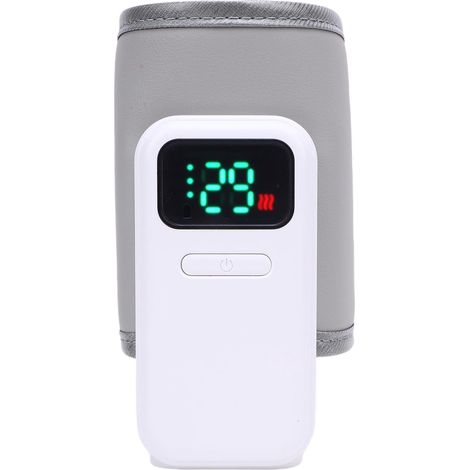 Chauffe-biberon Portable avec Batterie 5000 MAh – Chauffe-lait Rechargeable pour les Voyages en Plein Air, Chauffage Silencieux à Température Constante, Ajustement Universel pour Biberons (1/5)