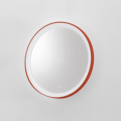 KRIZIA A/M - Applique Led 30W Dimmerabile con Specchio, Touch CCT 3000K-4000K, Antiappannamento, Finitura Terracotta - Gealuce (1/2)