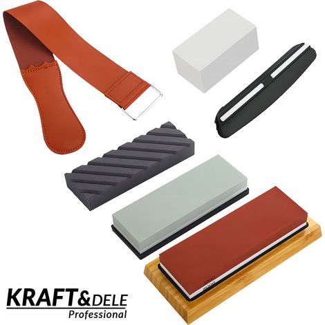 Set di pietre per affilare i coltelli Kraft&Dele (1/5)
