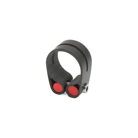 Collier de serrage de tige de selle en fibre de carbone, noir, pour vélo de route/VTT, 27,2 mm / 1,07 pouce (1/5)