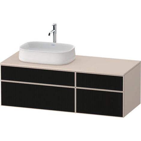 Duravit Zencha Konsolenwaschtischunterbau, 1300x550mm, 2 Auszüge, (1/2)