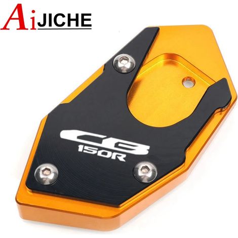 (CB150R Or) Extension de béquille latérale CNC pour moto, compatible avec HONDA CB150R, CB300R, CB250R, CB 150R, 250R et 300R maxpower (1/4)