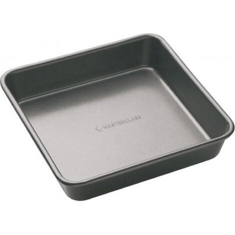 Kitchen Craft Master Class - plat à gâteau carré (Surface antiadhésive, 23 cm), adapté aux outils de cuisson dans la cuisine. (1/4)