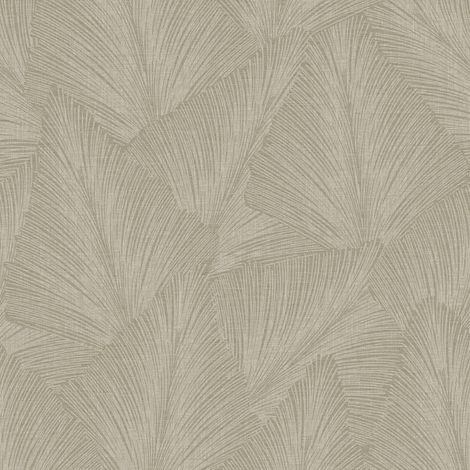 Superfresco Easy Vliestapete Maya Grafik Blatter Gold Sand 10mx52cm