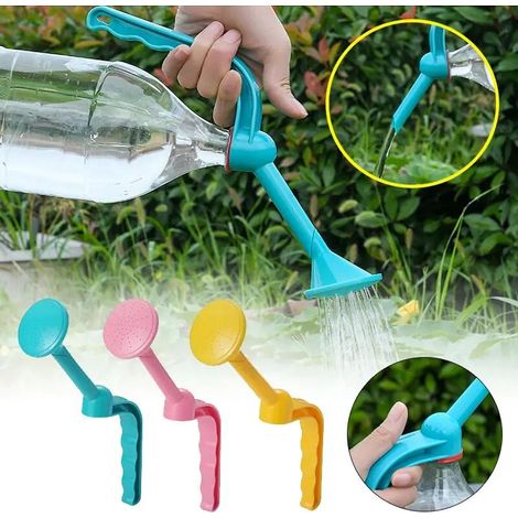 (Bleu) Arrosage manuel double usage pour plantes de jardin, vaporisateur d'eau, arrosoir, diffuseur, douche, irrigation des semis (1/4)