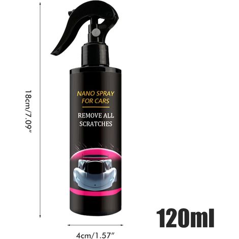 Nettoyant rayures voiture - Effaceur micro-rayures et tourbillons, rénovateur peinture auto, polish réparateur carrosserie, kit 2 pièces, 100ml (1/5)