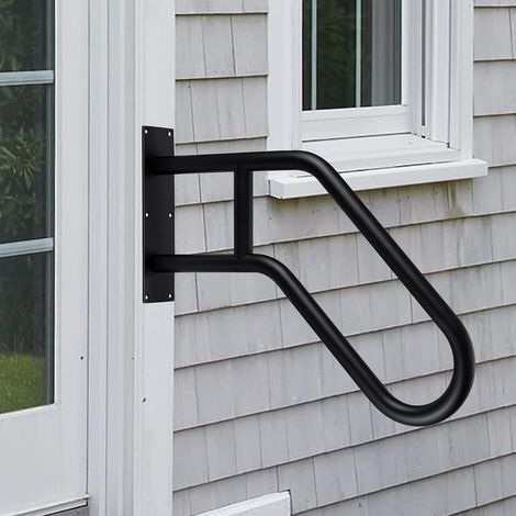 Main Courante pour Escalier Murales pour Intérieur Extérieur, Rampe Escalier Sécurité en Acier Inoxydable pour 1-5 Marches, Main Courante Antidérapante pour Garage, Porche et Jardin (1/5)