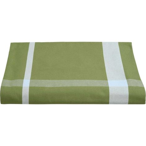 Nappe en coton bio La nonna pistacchio 160 x 350 cm (1/3)