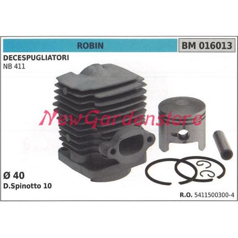 Cilindro pistone segmenti ROBIN motore decespugliatore NB 411 016013