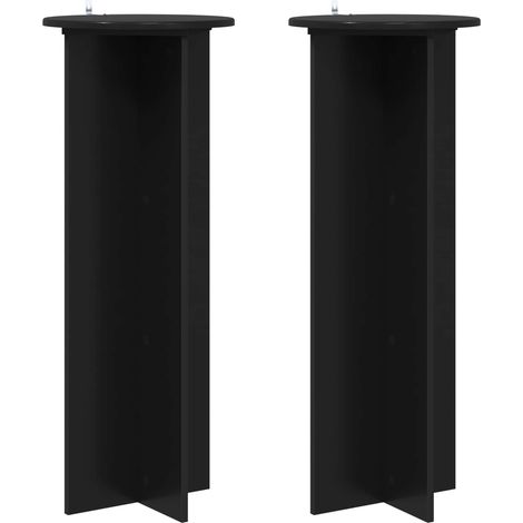 Maison Exclusive - Supporto per piante 2 pcs Nero Ø40 x 100 cm