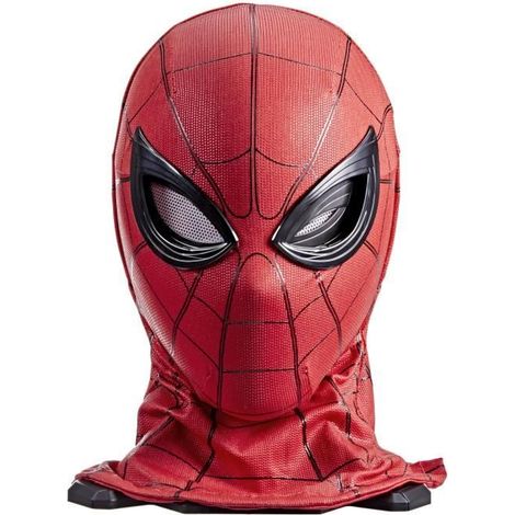 Masque électronique expressif de Spider-Man. Accessoire de cosplay de super-héros. Collection Marvel Legends. À partir de 14 ans. (1/5)