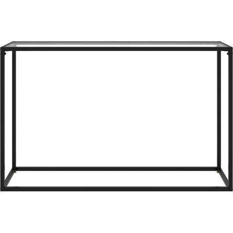 Maison Exclusive - Tavolo Consolle Trasparente 120x35x75 cm in Vetro Temperato
