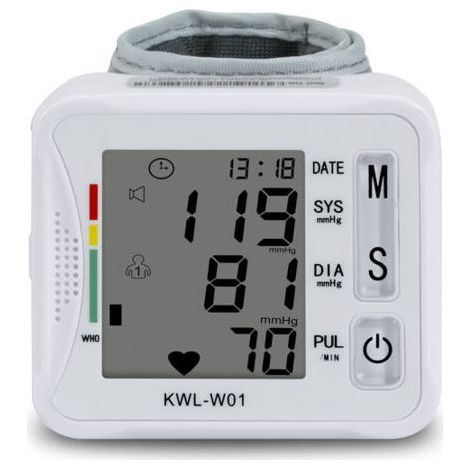 PA Tensiomètre électronique intelligent tensiomètre au poignet mesure automatique diffusion vocale petit et pratique (1/4)