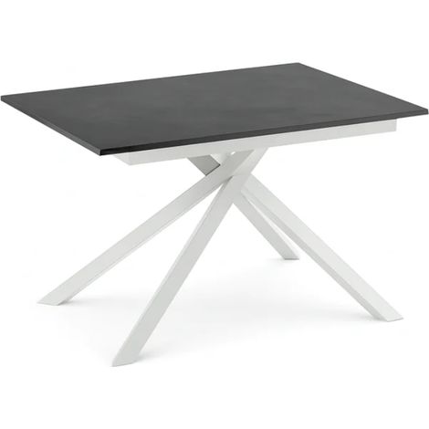 Pluto, Tavolo allungabile con top in melaminico Cemento grigio (90cm X 140-190cm H. 76cm) Duzzle (1/5)
