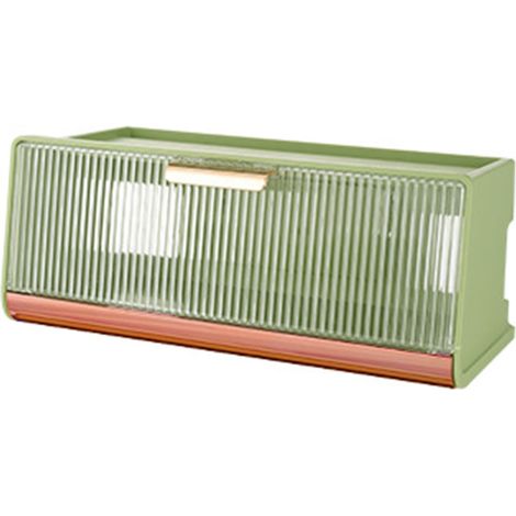 Boîte de rangement murale pour routeur Wi-Fi, grande capacité, multiprise, étui de rangement pour câbles, couleur cyan, taille moyenne 30 x 13,5 x 12,5 cm / 11,8 x 5,3 x 4,9 pouces (1/5)