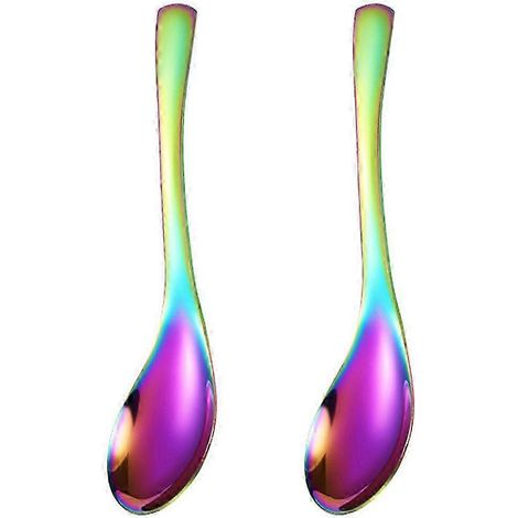 Cuillère à soupe, cuillères en acier inoxydable, cuillères en métal durable, cuillères à soupe, cuillères en argent, pour la maison et le restaurant YQH (1/5)