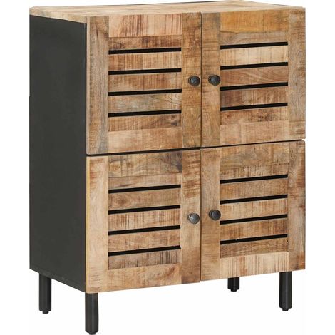 Stauraumschränke Natur 60 x 33 x 75 cm Massivholz Mango vidaXL (1/5)