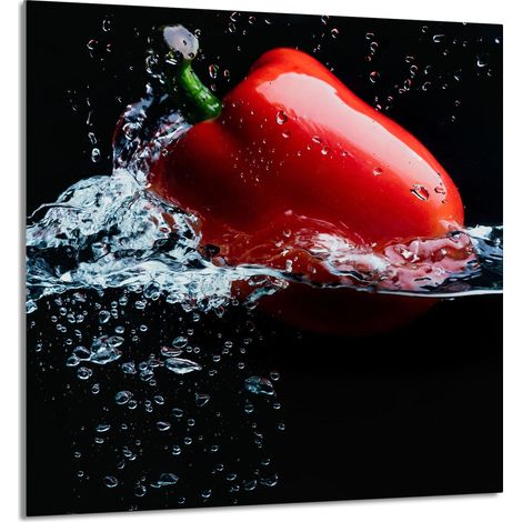 Panneau de verre POUR la cuisine 60x65 Paprika (1/5)