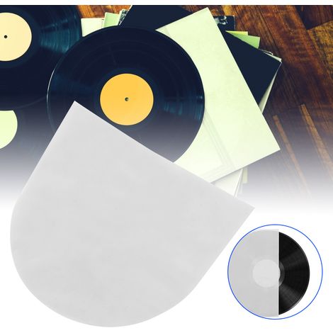 100 antistatische Vinyl-Schutzhüllen für 7-Zoll-Discs, langlebig und verschleißfest