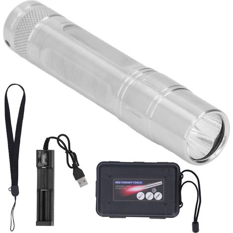 Torche LED infrarouge – réparation / soulagement douleur – visage / corps – rouge