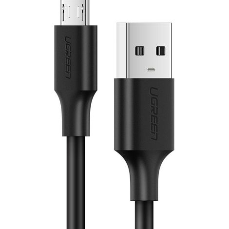Cable USB a Micro USB ugreen US289 QC 3.0 2.4A 2m (Negro) (1/5)