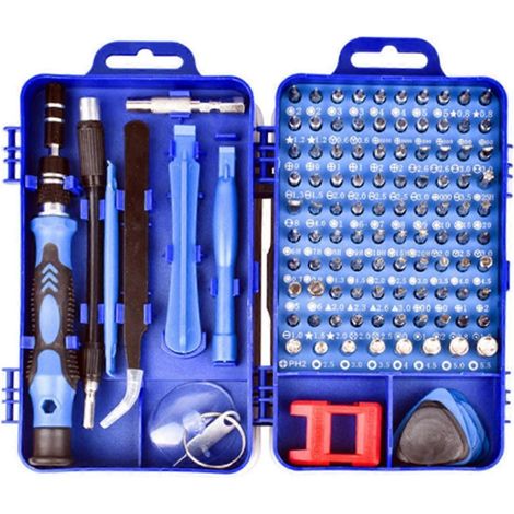 Coffret ultime de tournevis de précision 115 en 1, outils professionnels de réparation -- (1/5)