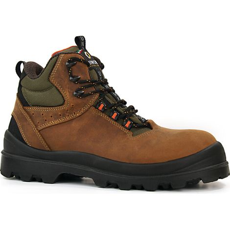 Chaussures de sécurité hautes Aral S3 SRC en cuir gras pleine fleur taille 43 - OVER TEAK SRL