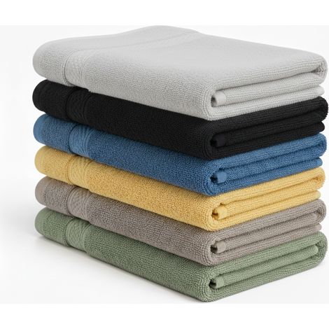 Serviette de bain premium 100 x 150 cm, grande taille, spa, épaisse, 500 g 7 couleurs