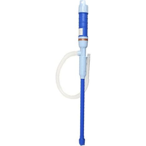Saugheberpumpe, batteriebetriebene Flüssigkeitsförderpumpe mit flexiblem Schlauch, elektrische Kraftstoffpumpe - Diesel-, Öl- und Wasserförderpumpe (blau) (1/4)