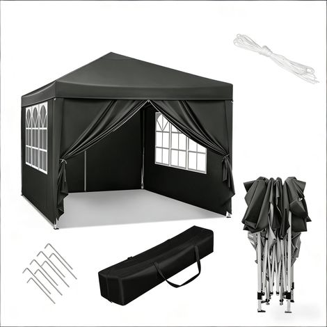 Pavillon de jardin spacieux, protection de toit extérieur pour patio, mariage, restauration et événements (pavillon seul) (1/5)