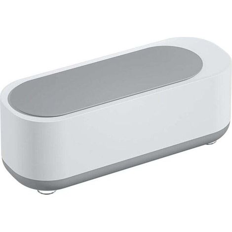 Nettoyeur de bijoux à ultrasons, alimenté par piles, machine de nettoyage à ultrasons, petit nettoyeur à ultrasons pour lunettes, montres, boucles d'oreilles, bagues, colliers (1/4)