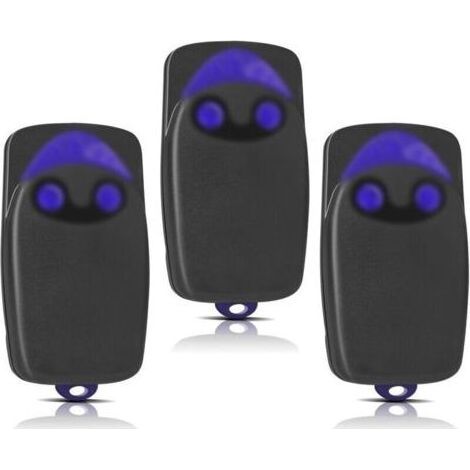 3 Pièces Remplacement pour télécommande NICE, télécommande portail 433,92MHz 2 canaux, compatible avec Flo1r-s, Flo2r-s, Flo4r-s (1/4)