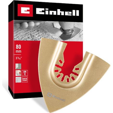 Einhell Raspa A Delta TCT 80 X 1,2 Mm In Carburo Di Tungsteno Per Multiutensili Oscillanti