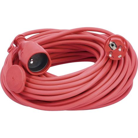 AS Schwabe 860359 alimentation Rallonge 16 A rouge 50 m H05VV-F 3G 1,5 mm²
