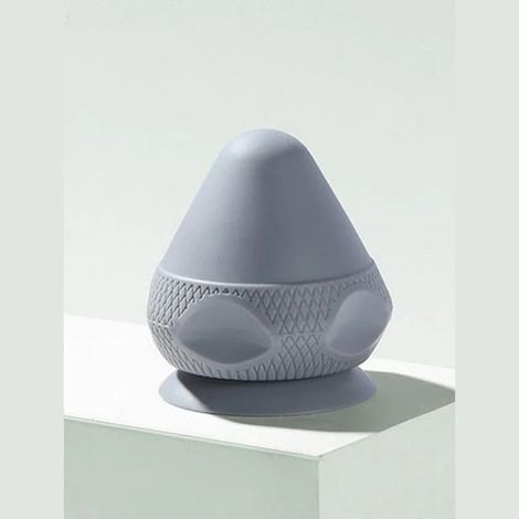 Balle de massage en silicone pour le dos, grise-AquaForge
