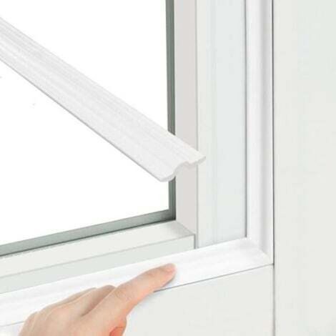 Guarnizione autoadesiva per porte e finestre – Schiuma poliuretanica fonoassorbente – Forte adesivo per isolamento termico – Antipolvere e antivento – 3M3CM7MM (1/5)