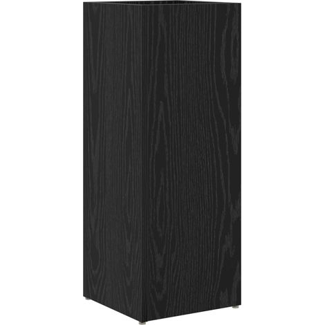 Soporte de Sombrilla Roble Negro 25 x 24,5 x 64 cm vidaXL