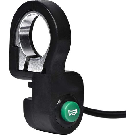 Klaxon de vélo électrique, sonnette étanche pour adultes et enfants (garçons et filles), compatible avec les guidons équipés d'un bouton de klaxon de 22 mm. Couleur : naturel. (1/5)
