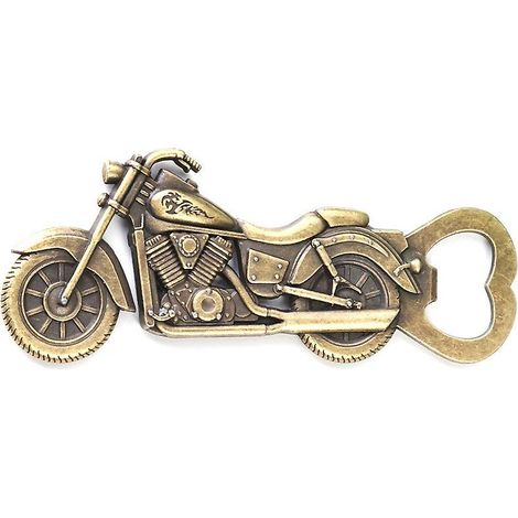 Ouvre-bouteilles rétro en forme de moto, ouvre-bouteille, ouvre-bouteille vintage en forme de moto, cadeaux pour hommes pour la fête des pères, la Saint-Valentin ou un anniversaire, cuisine (1/5)