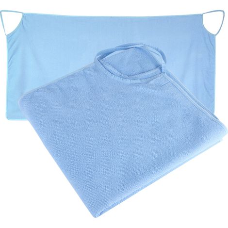 Schulterträger, tragbarer Rock, Kleid, Badetuch, Strandkleid, Spa, Blau (1/4)