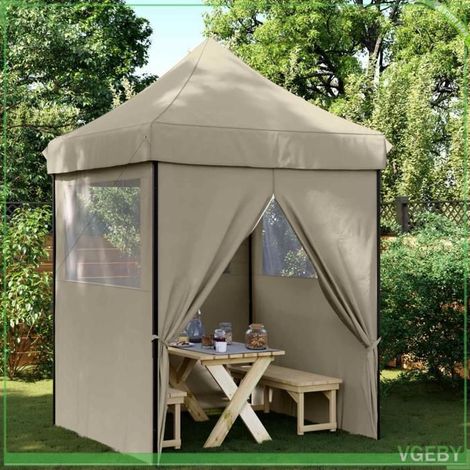 Tente de fête - FAFEICY - 42023535 - Taupe - 200 x 200 x 306 cm - Pliable pop-up (1/5)