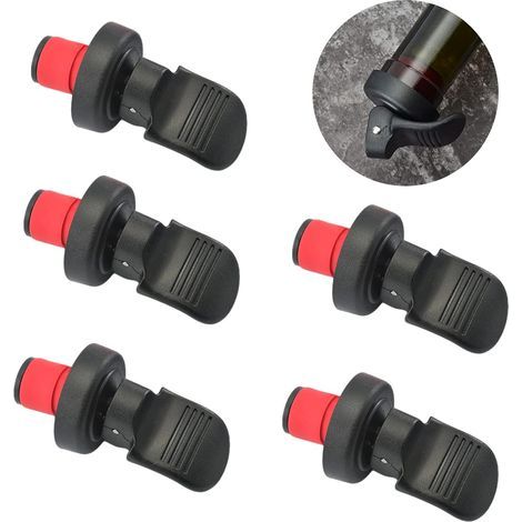 (Set of 5) Tools for sealing wine bottles with corks, helping to preserve the wine's freshness for longer. - AquaForge (1/5)