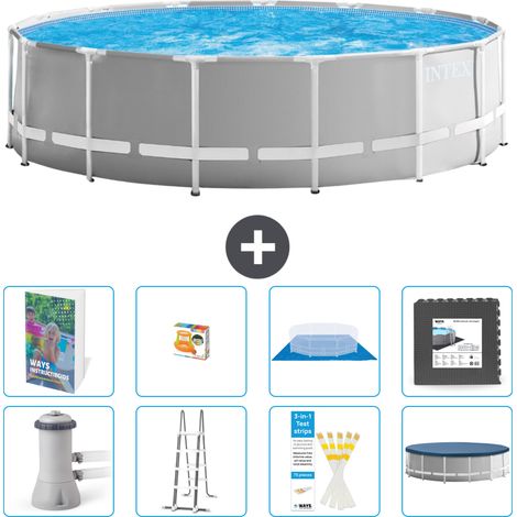 Prism Frame Pool Rund - 457x122 cm - 9-teilig S525